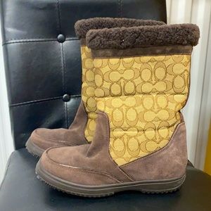 Used winter Coach ankle boots
